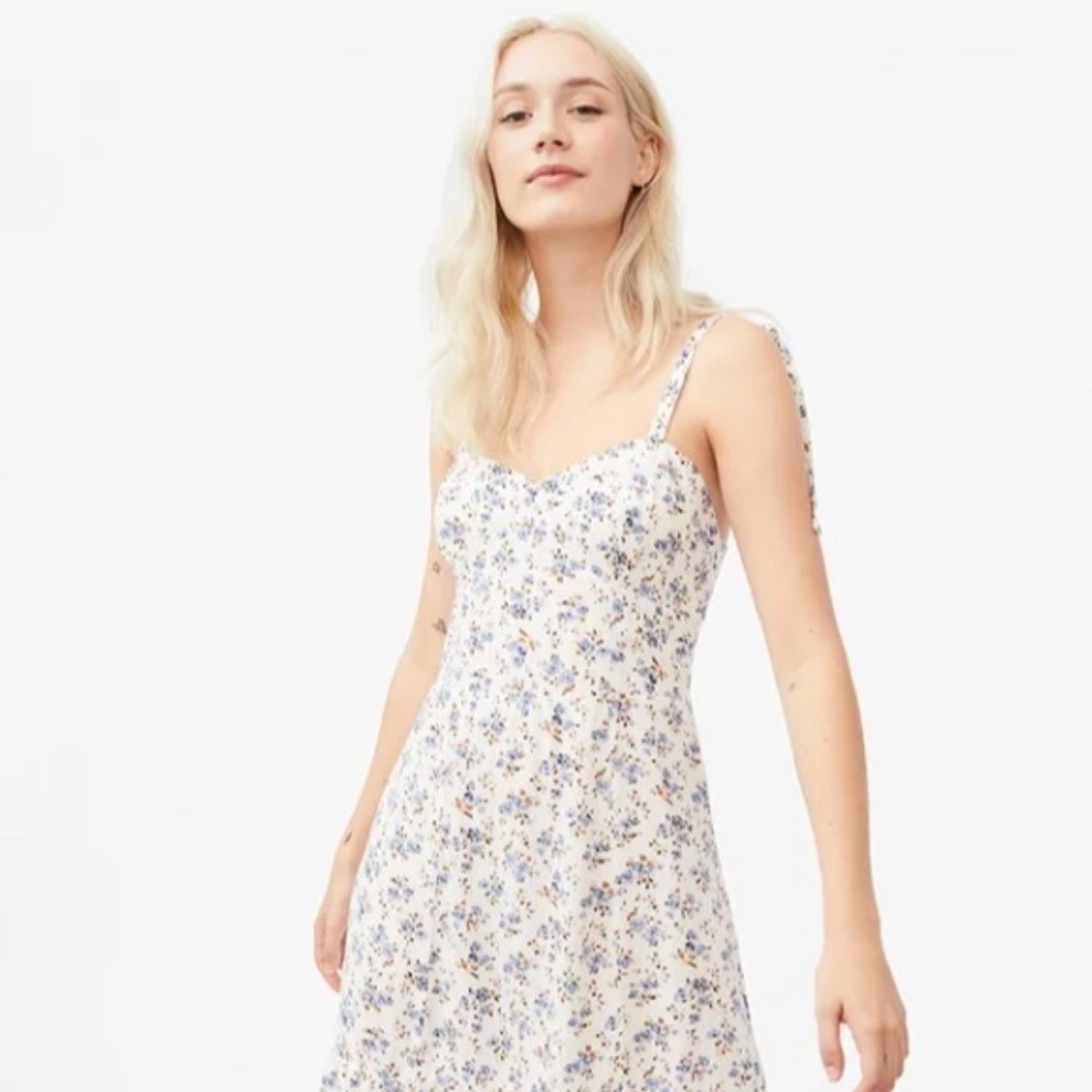Aeropostale Floral Sweetheart Slim-Fit Dress